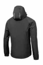 Куртка SOFTSHELL с капюшоном черная DITTER вид сзади
